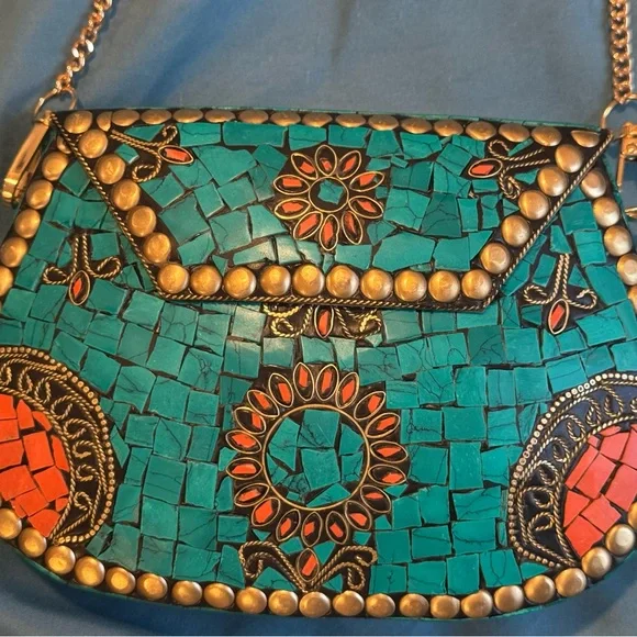 Intricate Design, one of a kind, Ramla bags! Hand made, artistic design style! - Picture 2 of 7